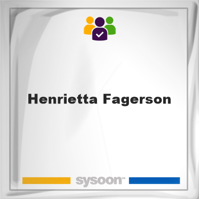 Henrietta Fagerson, member